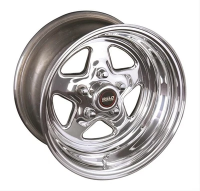 Weld Racing Wheel Prostar Aluminum Polished 15"x8" 5x4.5" BC 3.5" Backspace EA Foto 1 de 3