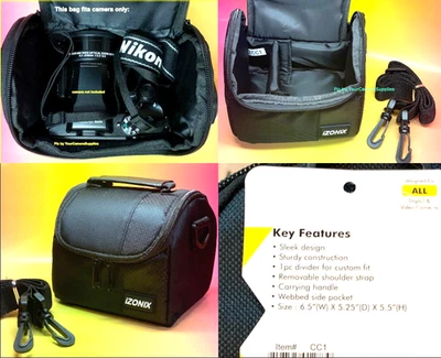 SMALL BAG to CAMERA NIKON S8000 S8100 S9300 S800C L610 L840 L830 L820 P530 P520 - Image 1 of 4