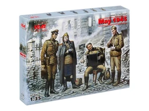 Sowjetische Soldaten, Frauen WWII Mai ICM 35541, 4 Figuren, 1945 Modellbausatz im Maßstab 1:35 - Bild 1 von 8