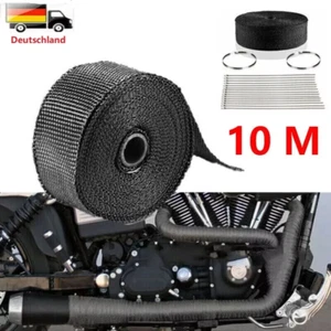10m Titan Hitzeschutzband Auspuff Krümmer Band bis 1400° Hitzeschutz Heat Wrap - Bild 1 von 11