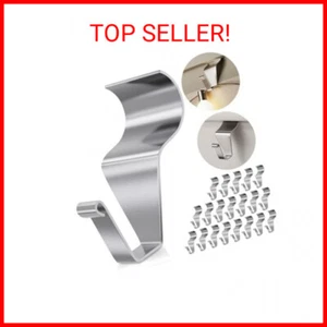 20 Pack Vinyl Siding Hooks No Hole Siding Hanging Clips Hanger Heavy Duty, Reusa - Picture 1 of 2