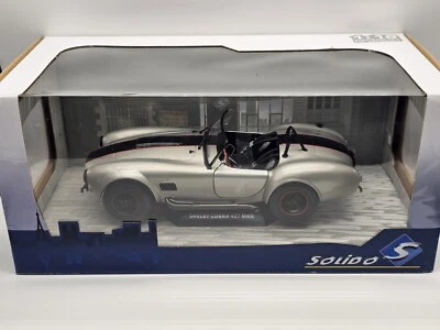 Shelby Cobra 427 Mk2 Argento 1:18 Solido In Box - Immagine 1 di 3