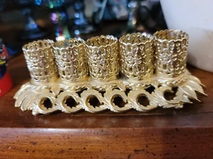 Sam Fink 5 Tube Lipstick Holder Hollywood Regency - Picture 1 of 8
