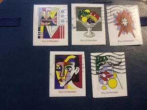 USA Used, 2023 Issue Roy Lichtenstein, (Set of 5), Scarce - Picture 1 of 1