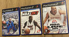NBA Ballers / NBA Live 2004 / NBA 2K7 Bundle - Sony Playstation PS2 With Manuals