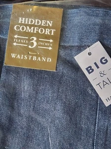 Brand New Haggar Big & Tall Men's Classic Fit Premium Stretch Denim Size 52 X 30 - Picture 1 of 12
