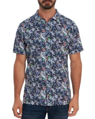 Robert Graham 'Catch Waves' Shirt Multicolor Floral Stretch 2XL Big $215 - NWT - Image 1 of 4