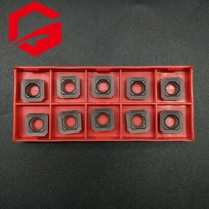 100 Pezzi SEKT1204AFN-FK SEKT1204 Inserti di Fresa in Carburo CNC per Acciaio Inox - Foto 1 di 7