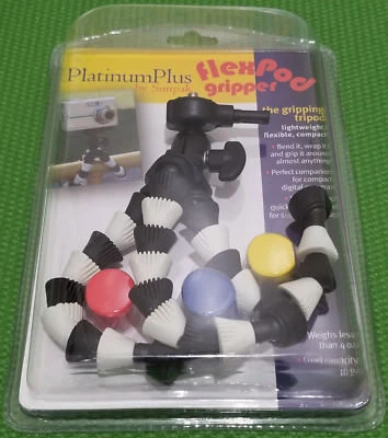 New Sunpak FlexPod Plus Tripod Black/White Camera Wrap Grip Holder Stand Mount - Image 1 of 4