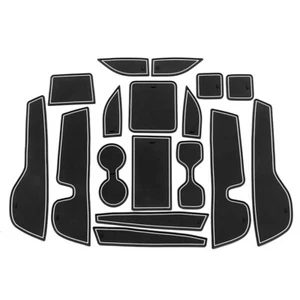Fits Mitsubishi Outlander 2022-24 Rubber Non-slip Gate Slot Mat Cup Holder Pads - Picture 1 of 18