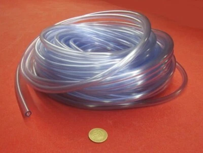 PVC Tubing, Clear, 3/8" OD x 1/4" ID x 1/16" Wall x 100 Foot Coil - Image 1 of 4