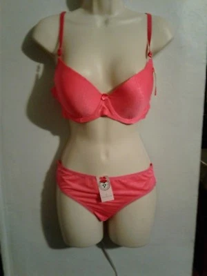 NEW Ladies sexy push up  Bra and Panties sets by paris pink - Image 1 of 4