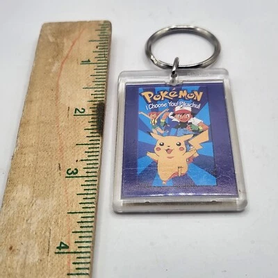 Vintage Pokemon I Choose You Pikachu Keychain  - Image 1 of 3
