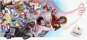Monty Python Python's Flying Circus Fine Art Tribute Lithograph & Canvas Artwork - Picture 1 of 1