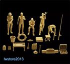 1/43 Fishing Man Scene Props Miniatures Figures Model For Cars Vehicles Toys