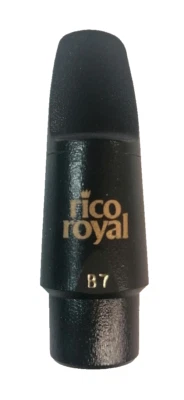 Rico Royal B7 Bocchino per Sassofono Soprano Becco Sax Soprano in Graftonite - Imagen 1 de 4