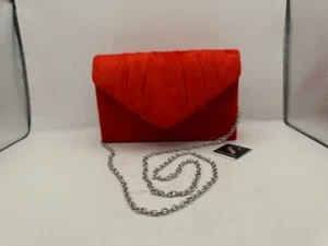 Swanky Swans Red Clutch Bag - Picture 1 of 7