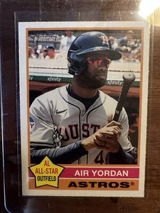 2025 Topps Heritage VERY RARE Nickname Variation #500 Yordan Alvarez AIR YORDAN - Bild 1 von 2
