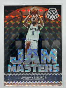 2023 24 Panini Mosaic Anthony Edwards Prizm Jam Masters Silver Mosaic No.17 - Picture 1 of 2