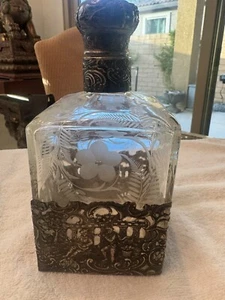 19th Century German Hallmarked Silver Decanter - Picture 1 of 3