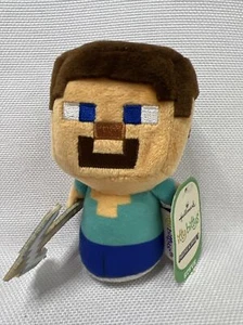 Hallmark Itty Bittys Minecraft Steve with TAGS  5 inch plush stuffed soft toy - Picture 1 of 12