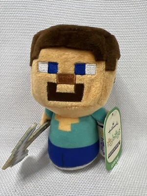 Hallmark Itty Bittys Minecraft Steve with TAGS  5 inch plush stuffed soft toy - Image 1 of 4