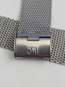 1960'S Vintage Original IWC Schaffhausen 19mm Milanese Mesh Men's watch bracelet - Picture 1 of 9