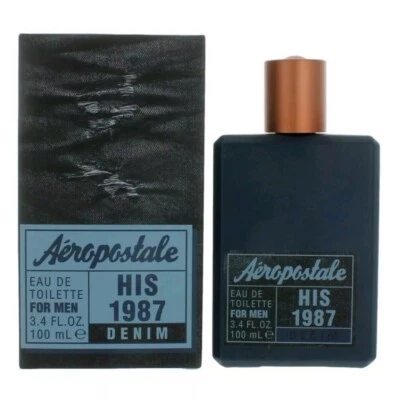 AEROPOSTALE HIS 1987 DENIM DE AEROPOSTALE 3,4 oz. EDT SPRAY (PARA HOMBRE)(NISB) Foto 1 de 4