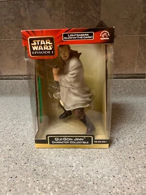 Qui Gon Jinn Star Wars Episodio 1 Personaje Coleccionable 9.5" Aplausos Años 90 Foto 1 de 4