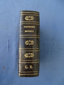 BORBONICA-BARTOLOMUCCI-ESERCIZIO DIVOTO-NAPOLI 1852-LVI INCISIONI-BELLA LEGATURA - Picture 1 of 7
