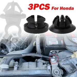 3Pcs Hood Support Prop Rod Holder Clip For Honda Accord Odyssey Prelude Acura - Foto 1 di 12