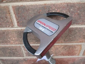 TIGER SHARK GREEN SPEED MALLET PUTTER 35" WITH CLUB GLOVE COVER - Picture 1 of 4