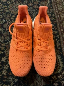 Adidas Ultraboost Clima DNA Orange Mens Running Shoes Sz 9.5 NEW* S42542 - Picture 1 of 5