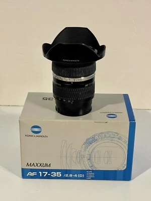 Konica Minolta AF Zoom 17-35mm f/2.8-4 D Wide Angle Lens - Image 1 of 4