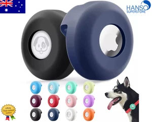 Silicone Pet Protective Case for Airtag Loop Apple GPS Finder Dog Cat Collar AU - Picture 1 of 22