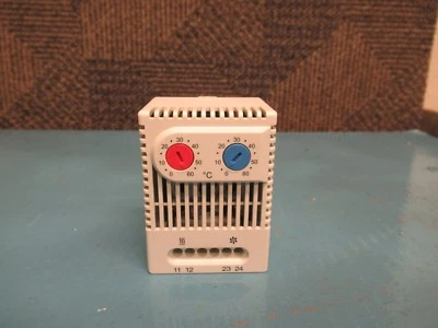 E.T.A. THERMOSTAT CONTROLLER 01172.0-00 5A A AMP 250Vac 01172000 0-60°C WI 286  - Image 1 of 4