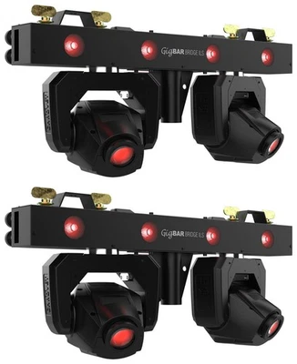 2) Chauvet DJ GIGBAR BRIDGE ILS Lighting Kits Moving Heads+Wash Lights+Bars+Bags - Image 1 of 4
