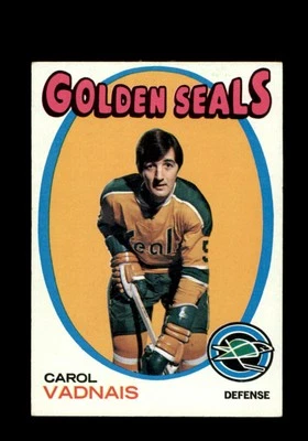 1971-72 Topps #46 Carol Vadnais California Golden Seals EX - Image 1 of 2