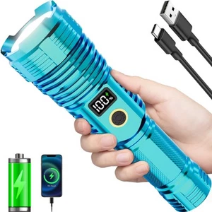 Flashlights High Lumens Rechargeable, 1000000LM LED Super Bright Flash Light,... - Picture 1 of 8