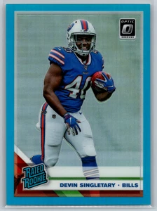 Devin Singletary 2019 Panini Donruss Optic Aqua Rated Rookie /299 #178 Bills - Picture 1 of 2