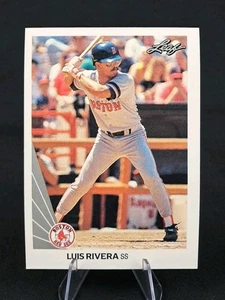1990 Leaf Baseball #283 Luis Rivera Red sox - Picture 1 of 2