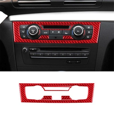 Air-Con Control Trim Cover A For BMW 1 Series Convertible E82/E88 2008-2013 RED - image 1 of 4