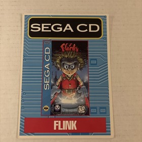 Sega CD Flink VIDPRO Card Toys R Us Display Card  Rare