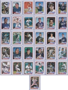 Chicago White Sox 1989 Topps Baseball Team Set 31 Cards - Picture 1 of 15