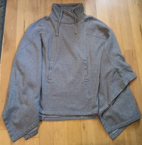 Poncho UGG para mujer forrado de lana chal capa abrigo gris M/L - Imagen 1 de 7