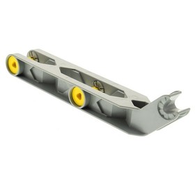 1x Lego Toolo Duplo Brick Arm 2x10 Vintage Light Grey Connector Bracket 6281c01