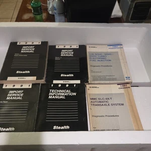 1991 Dodge Stealth Factory Shop Service Repair Manual Set R/T Twin Turbo 6 vol - Bild 1 von 8