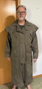 The Australian Outback Collection Heavy Denim Duster gris grand XL toile coton - Photo 1 sur 13