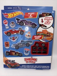 NEU Hot Wheels Shrink N’ Play enthält 4 Autos RAMPENSTÄNDER RÄDER CLIPS 6 Blatt - Bild 1 von 8