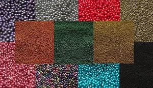 50g bis 100g Micro Glitzer Glas kein Loch 0,7 mm Perlen für Scrapbooking Karte Handwerk - Bild 1 von 13